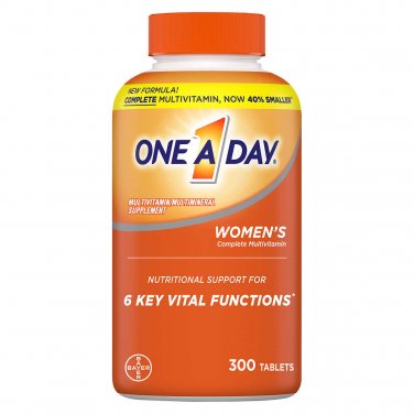 One A Day Women's Multivitamin/Multimineral Supplement, 300 Tablets