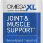 OmegaXL Joint Support Supplement - Natural Muscle Support, 120 Soft Gels - Green Lipped Mussel Oil