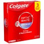 Colgate Optic White Advanced Sparkling White Toothpaste 3.2 oz (90 g 3 Pack, Enamel Safe, with 2% HP