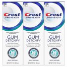 Crest Pro Health Gum Detoxify Gentle Whitening Toothpaste, 3.7 oz (104 g) 3 PACK