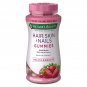 Natures Bounty Hair, Skin & Nails Gummies with Biotin, Strawberry, 80 Gummies (3 PACK)