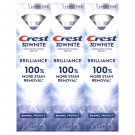 Crest 3D White Brilliance Enamel Protect Toothpaste, 3.8 OZ / 107 g (3 PACK)