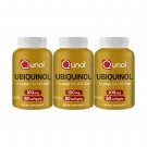 Qunol Ubiquinol 100 mg, 60 Softgels (3 PACK) EXP 07/2026