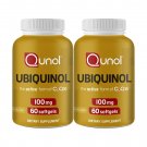Qunol Ubiquinol 100 mg, 60 Softgels (2 PACK) EXP 07/2026