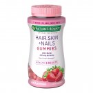 Nature's Bounty Optimal Solutions Hair, Skin & Nails Gummies, Strawberry, 220 Count