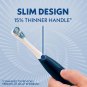 Spinbrush Smart Clean Battery Powered Toothbrush, Dual Action Head, Soft, Midnight Blue