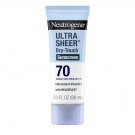 Neutrogena Ultra Sheer Dry-Touch Sunscreen Lotion, SPF 70, 3 FL OZ (88 mL)