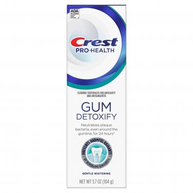 Crest Pro Health Gum Detoxify Gentle Whitening Toothpaste, 3.7 oz (104 g)