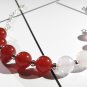 Handcrafted Natural Red Agate Pink Quartz Bracelet For Women