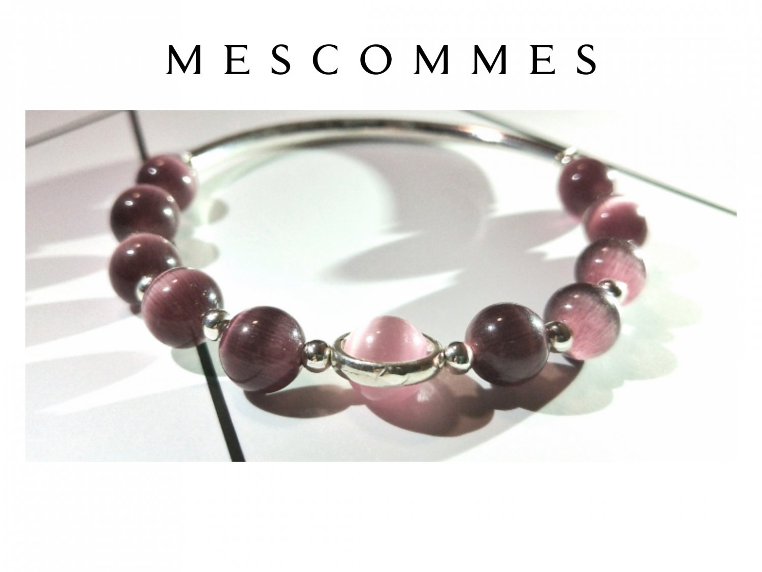 Handcrafted Minimalist Natural Purple Quartz Bracelet For Women