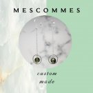Handcrafted Minimalist Natural Garden Crystal Drop Earrings Sterling Silver