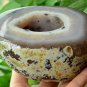 Agate Geode Basin Crystal Cluster Druzy Quartz Stone Rock Decoration A826262