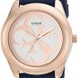 GUESS Women's Stainless Steel Silicone Casual Watch, Color: Blue (Model: U0911L6)