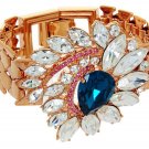 MAWI LONDON Crystals Watchstrap Gold Plated Bracelet BNIB