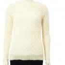 CLAIRE Shoulder Detail Mohair Mix Cable Knit Jumper BNWT