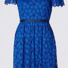 MARKS & SPENCER LIMITED EDITION Star Lace Prom Skater Dress BNWT