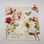 2 Serviettes Rice Decoupage Paper Napkins Fleurs France