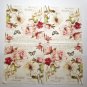 2 Serviettes Rice Decoupage Paper Napkins Fleurs France