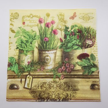 2 Serviettes Rice Decoupage Paper Napkins