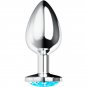 Ohmama Anal Plug Metal - Blue L