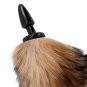 Darkness Natural Tail Butt Plug Silicone Black 10cm