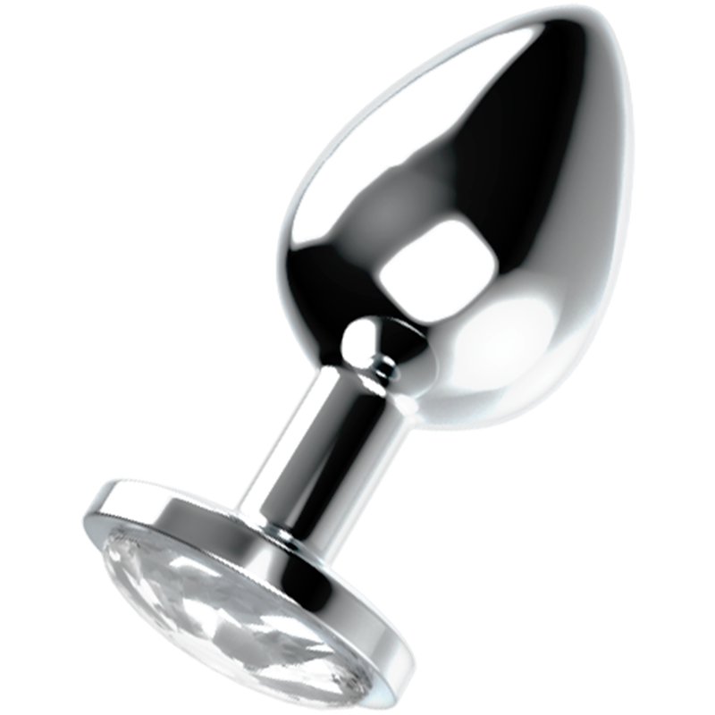 Ohmama Anal Plug Metal - White M