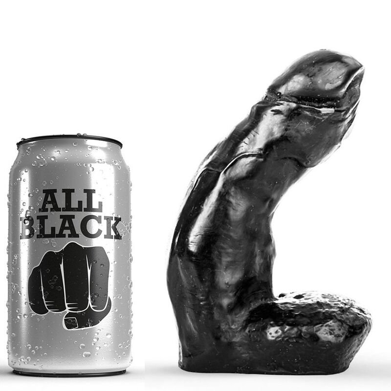 All Black Dildo 15cm