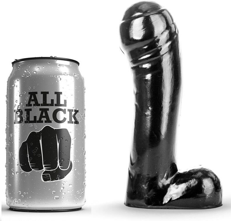 All Black Dildo 15cm