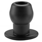 Perfect Fit Ass Tunnel Plug Silicone Black L
