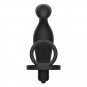 Addicted Toys Anal Plug With Black Silicone Ring