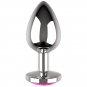Coquette Chic Desire Anal Plug Metal Pink Color Size L 4 X 9cm