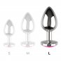 Coquette Chic Desire Anal Plug Metal Pink Color Size L 4 X 9cm