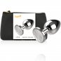 Coquette Chic Desire Anal Plug Metal White Color Size L 4 X 9cm