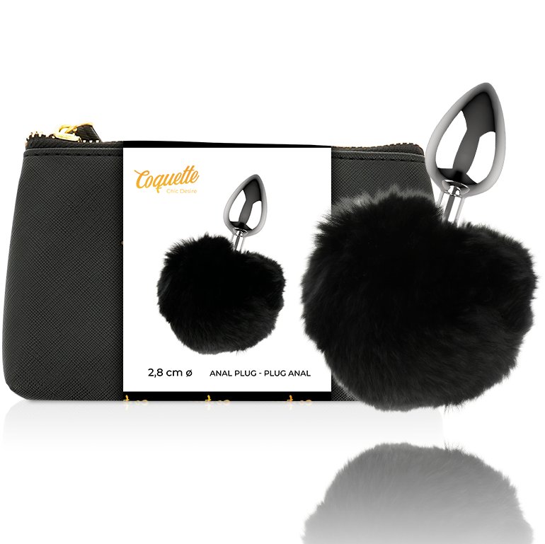 Coquette Chic Desire Anal Plug Metal Size L 2.8 X 4.1 Cm