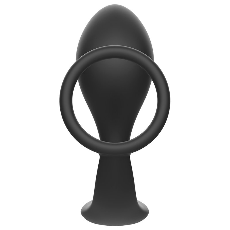 Addicted Toys Anal Plug With Black Silicone Ring