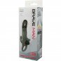 Brave Man Penis Cover With Clit And Anal Stimulation Double Bullet Black 16.5 Cm