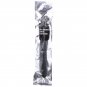 All Black Mega Ripple Silicone Anal Douche 28.5cm