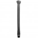 All Black Silicone Anal Douche Stopper 27cm
