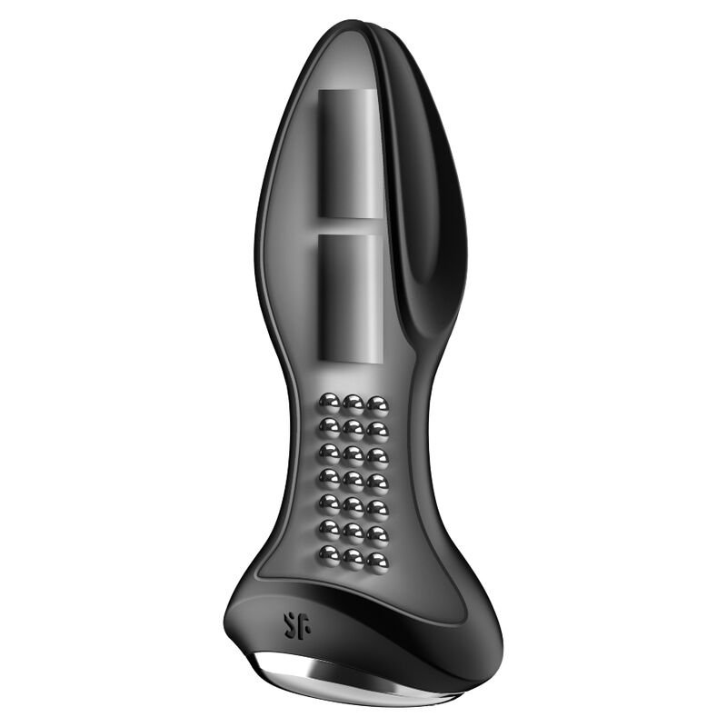 Satisfyer Rotator Plug 2+ Vibrating Plug - Black