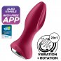 Satisfyer Rotator Plug 2+ Vibrating Plug - Red