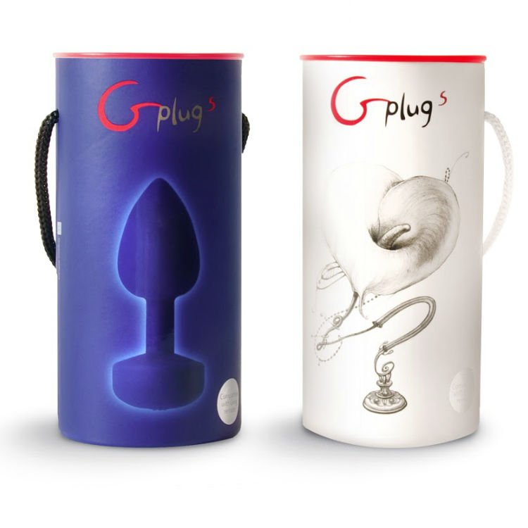 Funtoys Gplug Large Rechargeable Anal Vibrator Sky Blue 3.9cm