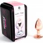 Secret Play - Metal Butt Plug Rose Gold Small Size 7 Cm