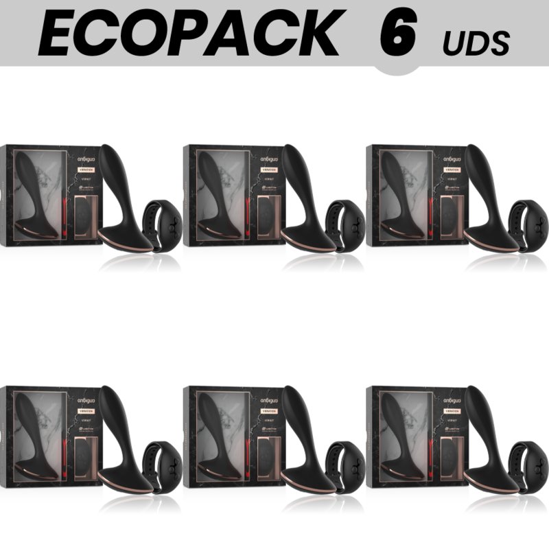 Ecopack 6 Uds - Old Watchme Remote Control Vibrator Anal Plug Vernet
