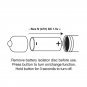Rocks-off Vibrating Bullet Ro-80mm Midnight Metal