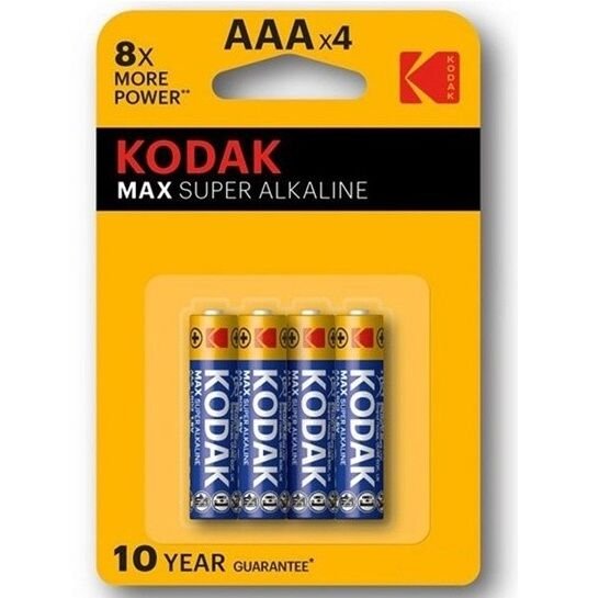 Kodak Max Alkaline Battery Aa Lr6 Blister * 4