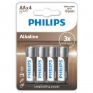 Philips Alkaline Batteries Aa Lr6 Pack 4