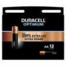Duracell Optimum 200 Alkaline Battery Aa Lr6 8 Unit