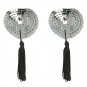 Coquette Chic Desire Nipple Covers Silver