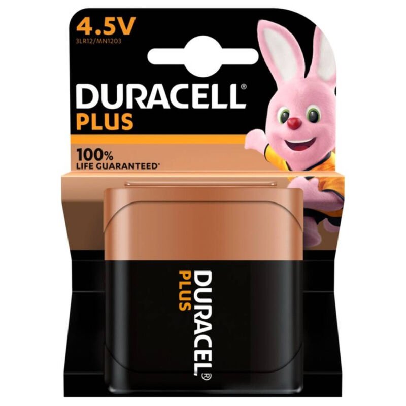 Duracell Plus Power 100 Alkaline Battery 4.5v 3lr12 Blister*1