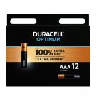 Duracell Optimum 200 Alkaline Battery Aaa Lr03 12 Unit